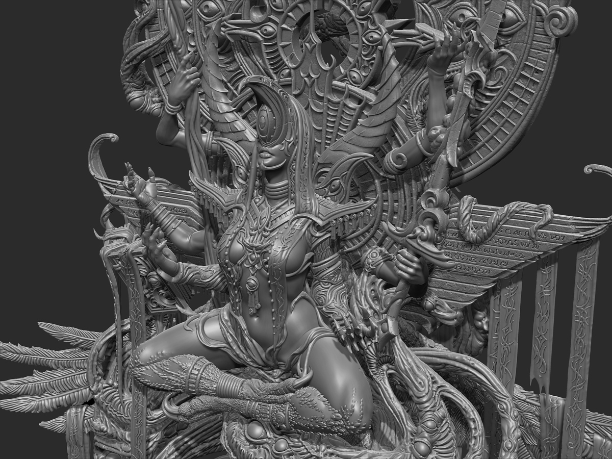Queen_of_Malifica_Gray_ZBrush_05