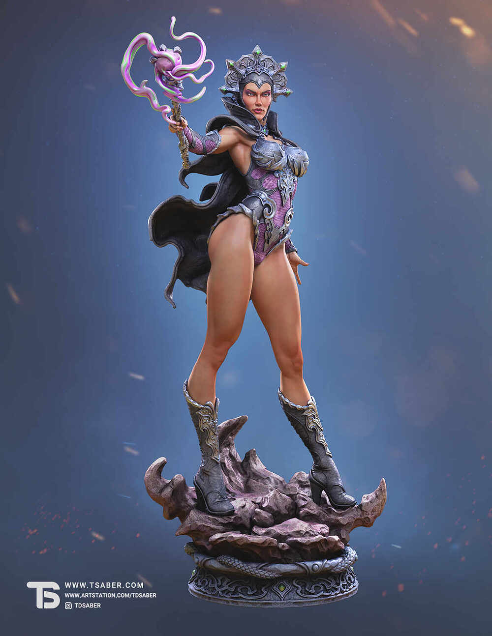 Evil Lyn - Heman - Masters of the Universe - Statue COllectible - Tsaber 02