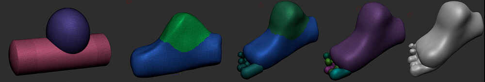 feet