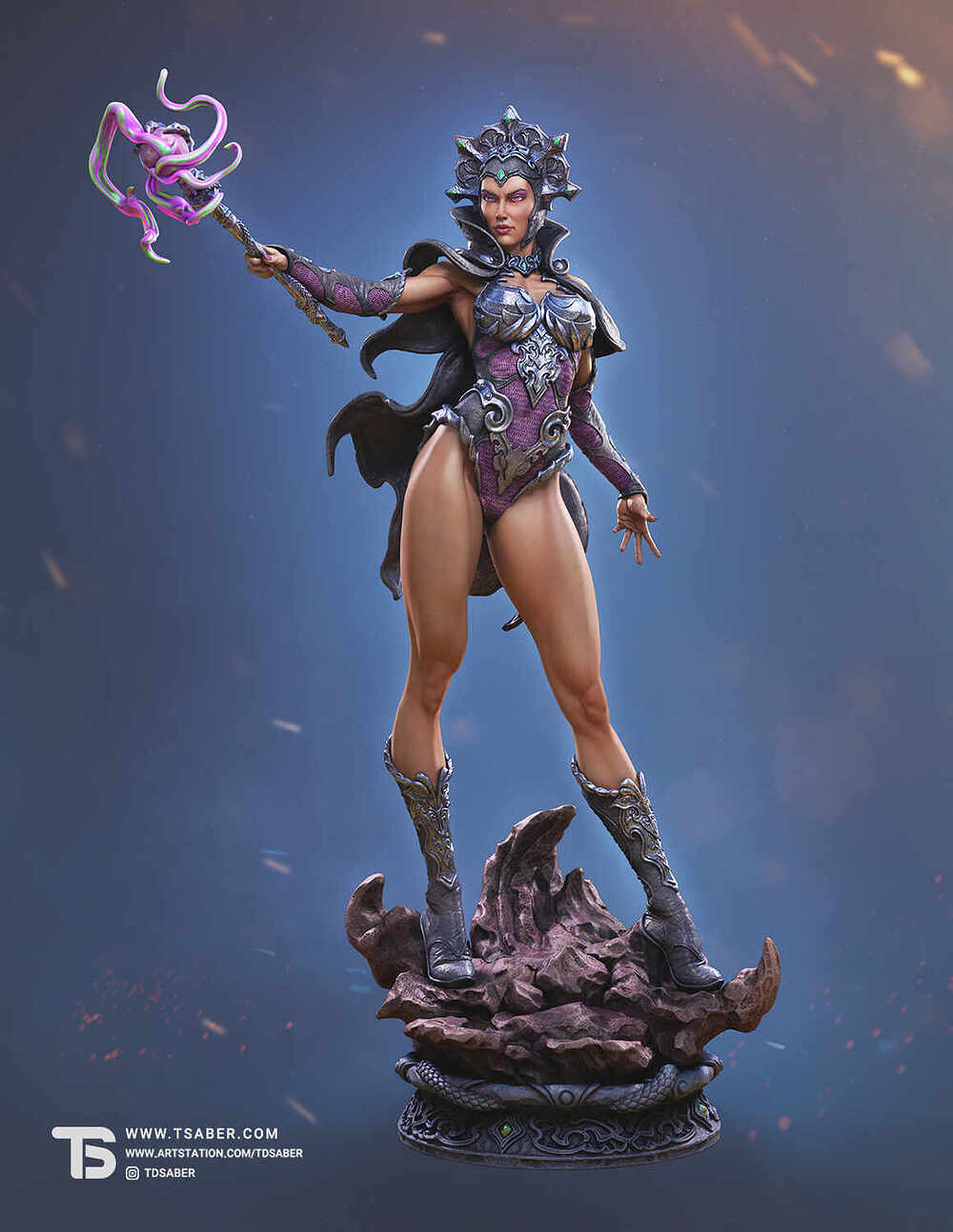 Evil Lyn - Heman - Masters of the Universe - Statue COllectible - Tsaber 01