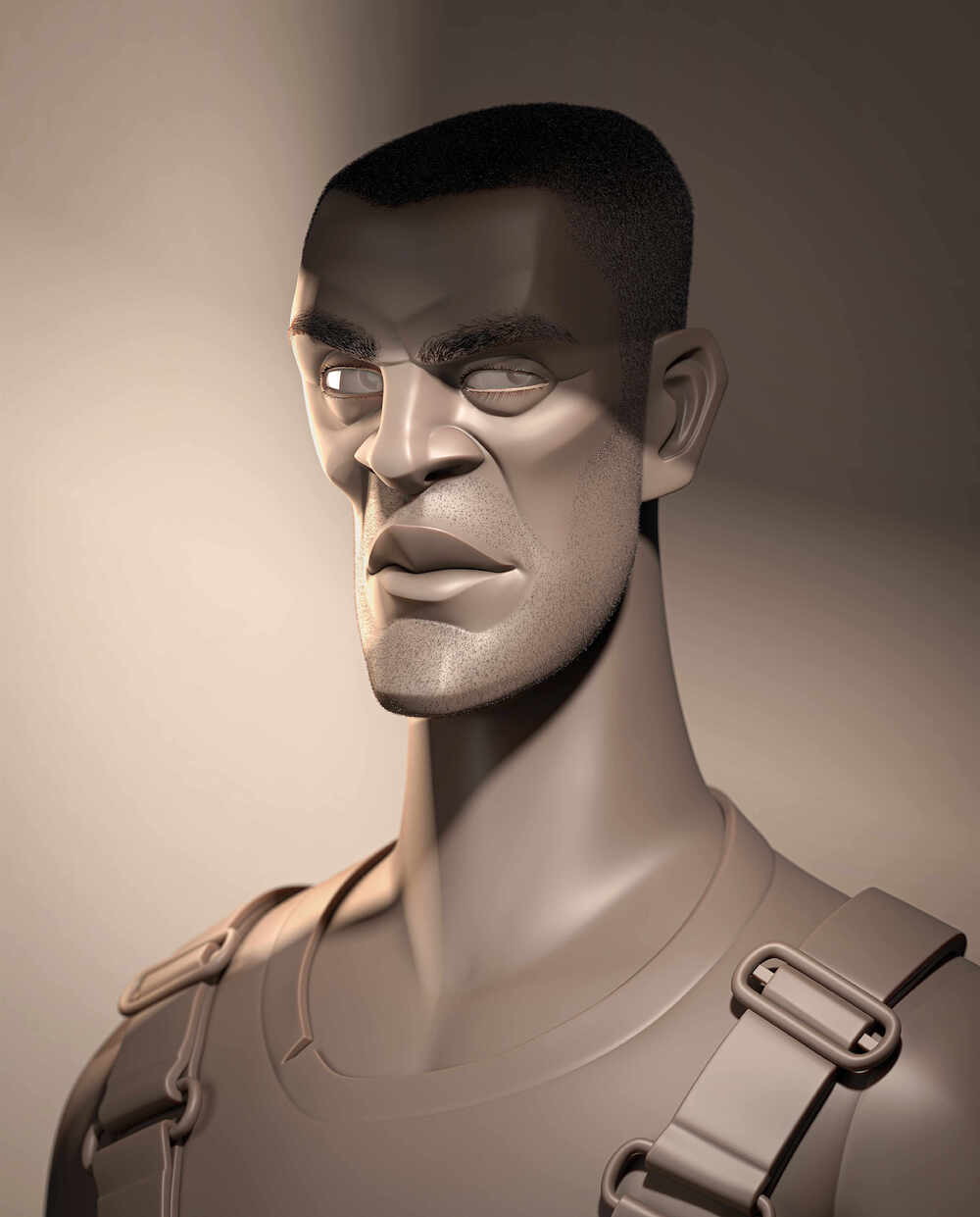 manHeadClay
