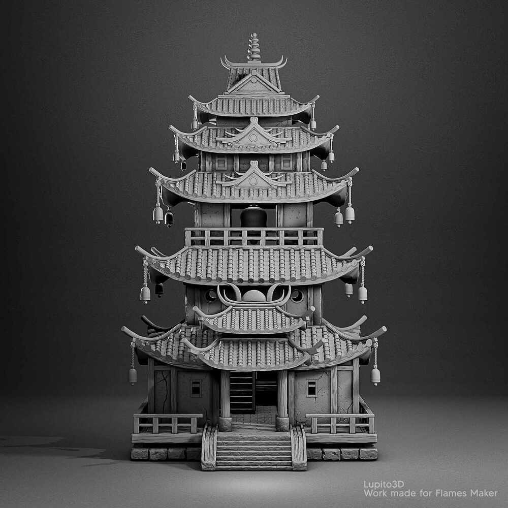 Pagoda render 1