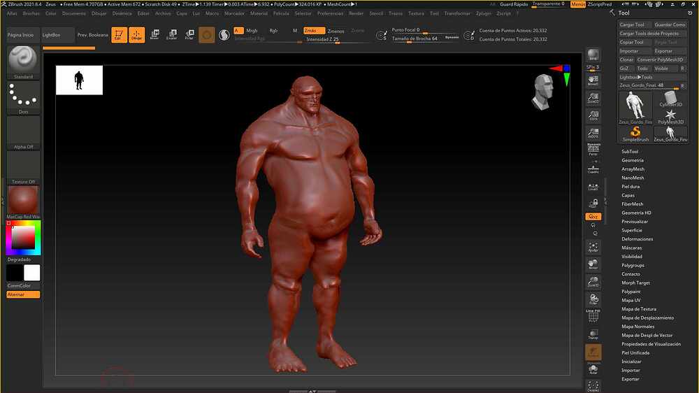 Zbrush Zeus
