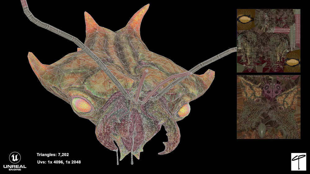 WarriorDrone_CurtisParker_TopologyUVs