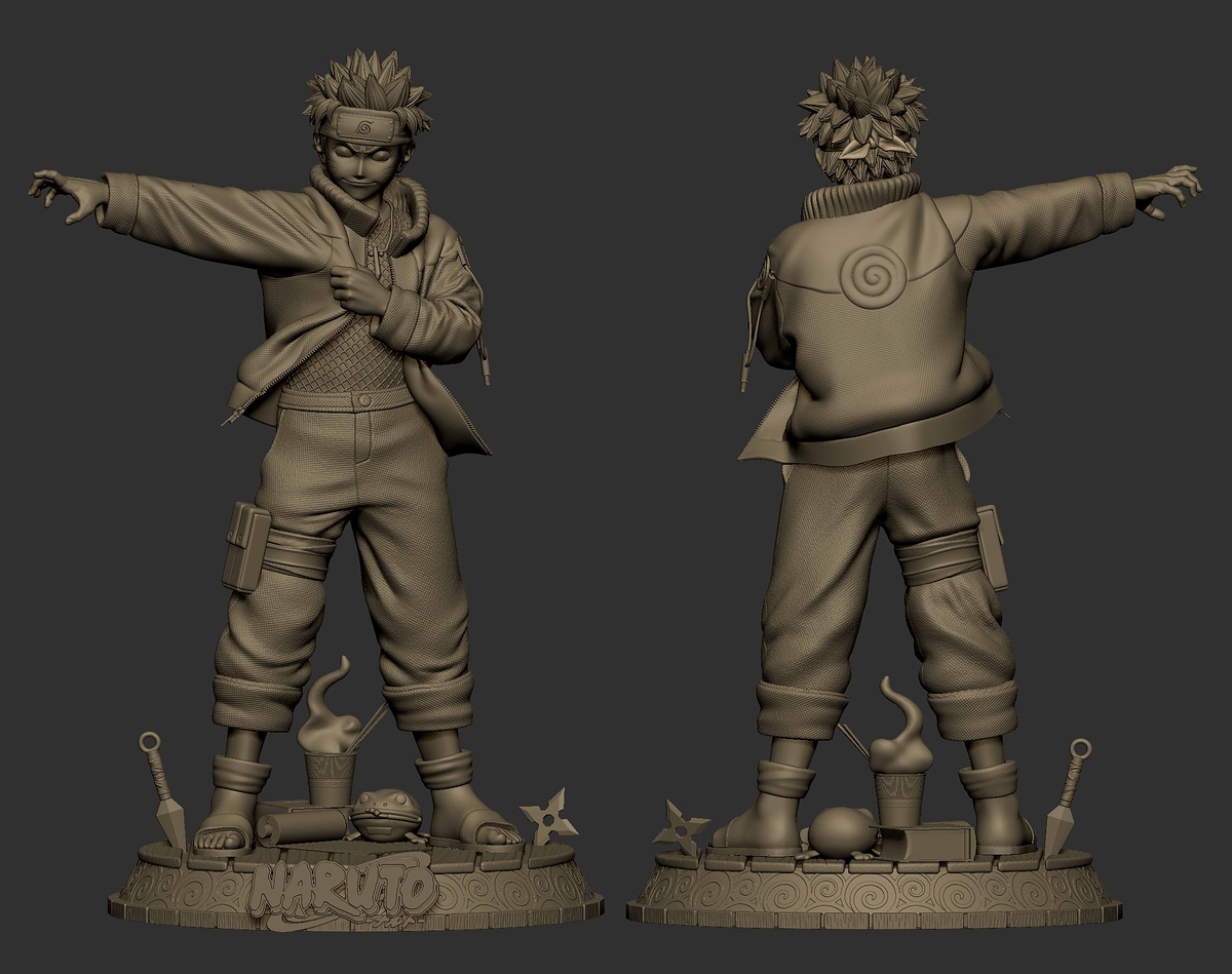 sculpting naruto