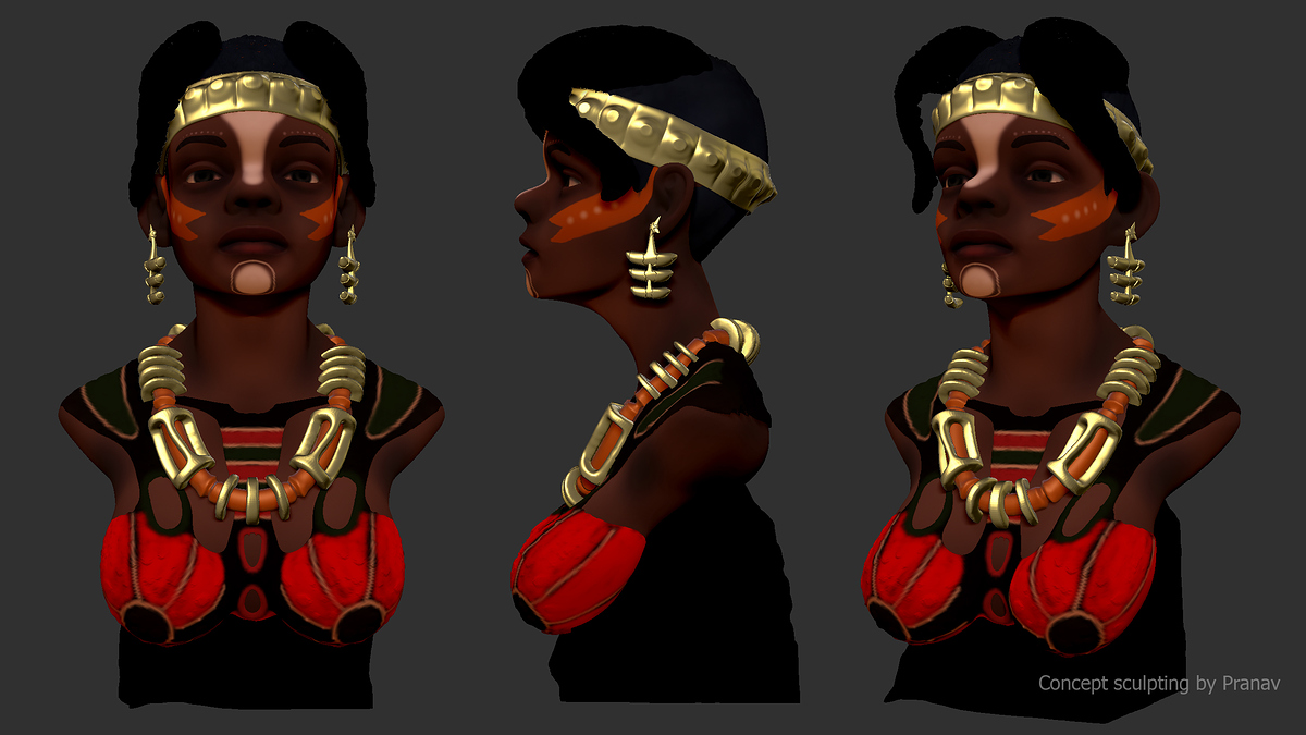 tribal_lady_art