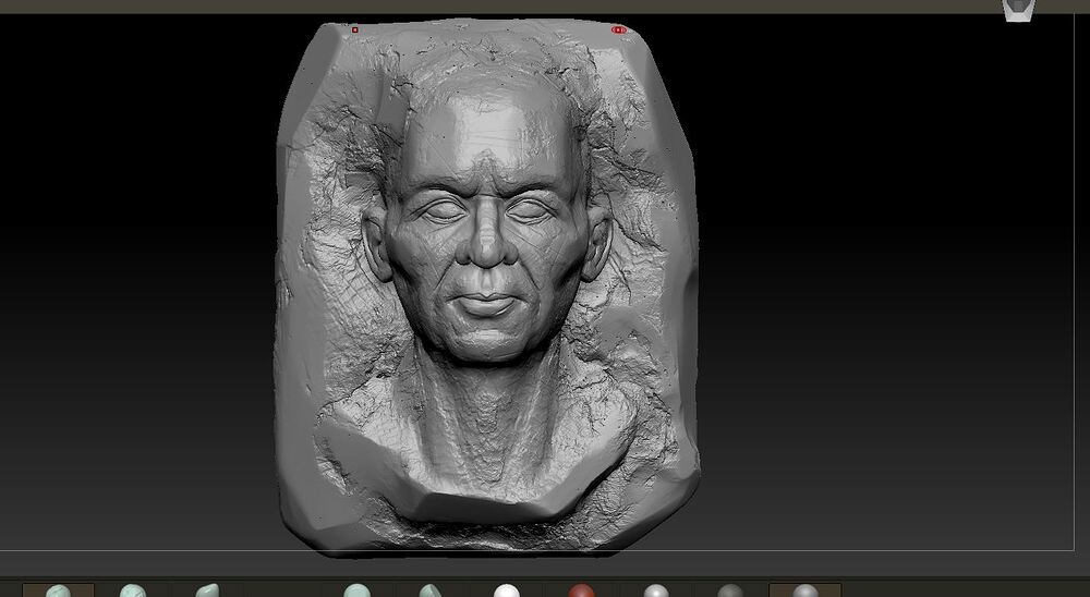 Human_Head_Digital_Sculpture_SurajitSen_April2025 _WIP