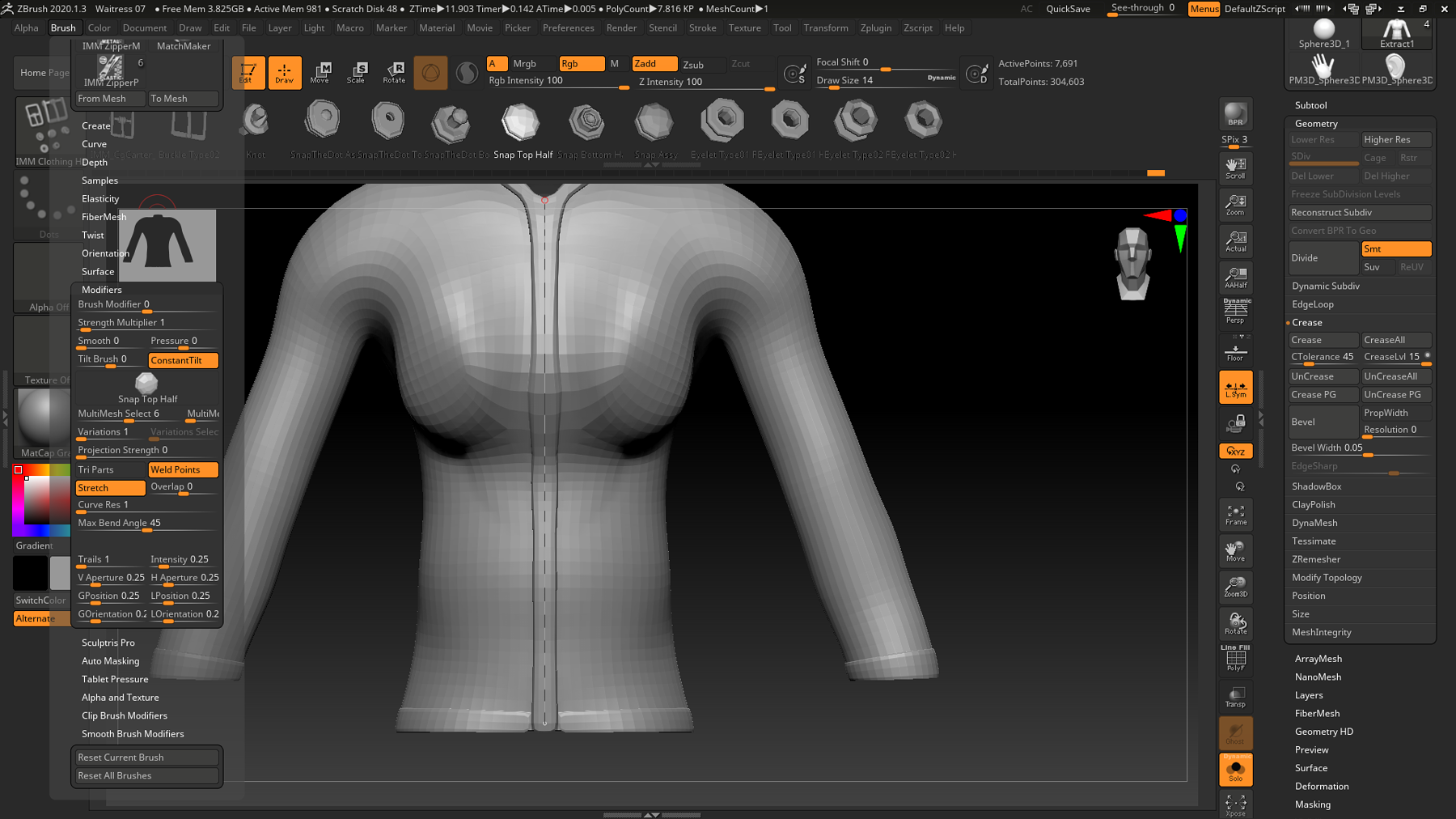 Curve Insert Mesh Spacing ZBrushCentral