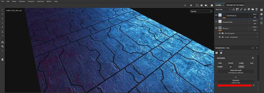 Adobe Substance 3D Painter (Substance Edition) - License_ 303 days remaining - Untitled (Read only) 3_9_2022 4_14_53 PM