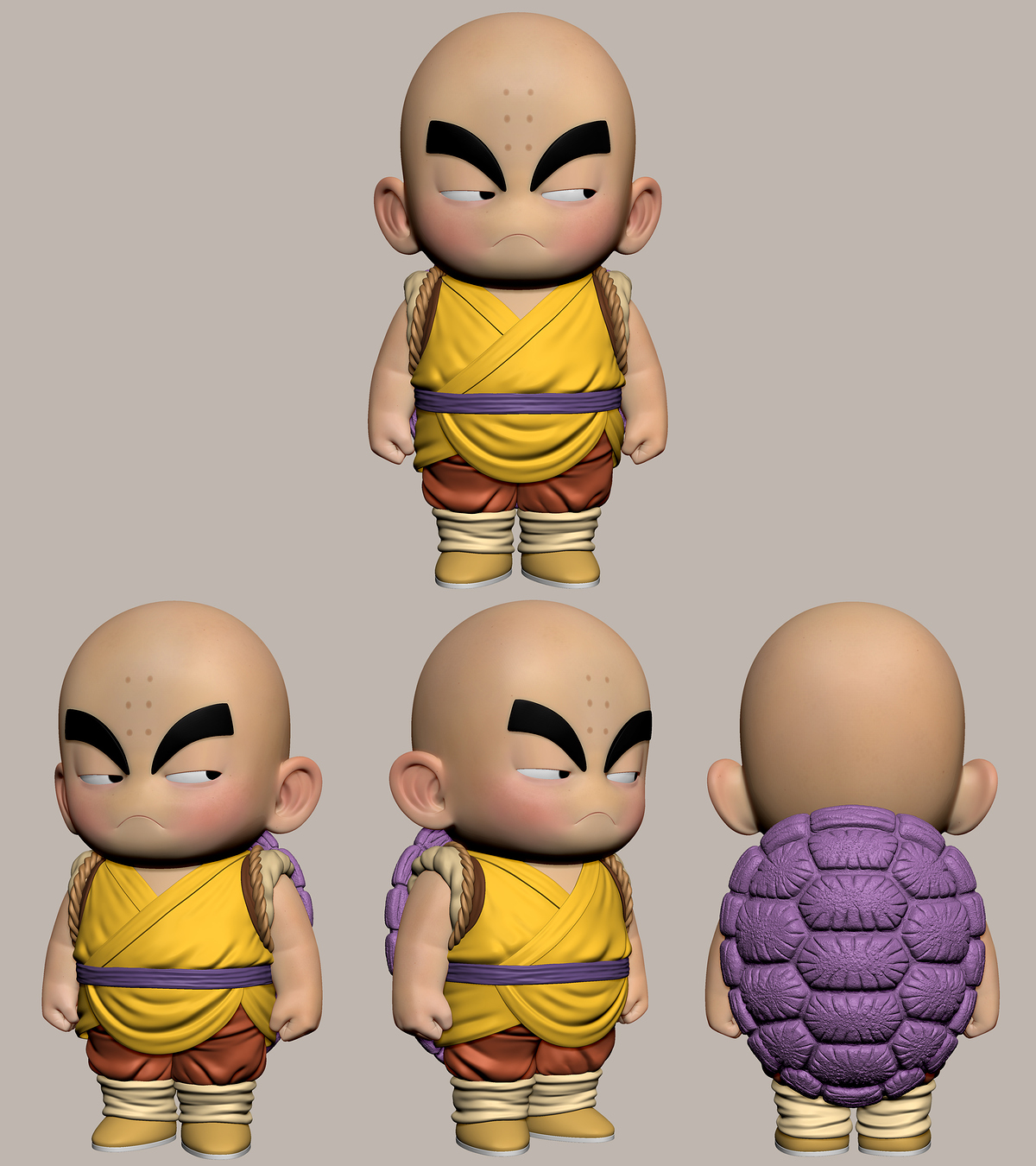 Zbrush_Krillin1