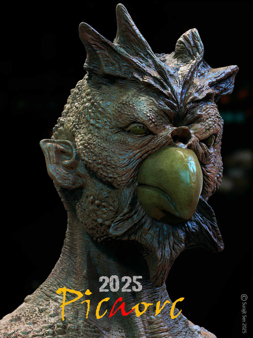 Picaorc_Creature_Digital_Sculpture_SurajitSen_June2025_a