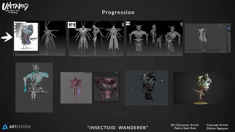 Insectoid wanderer progression