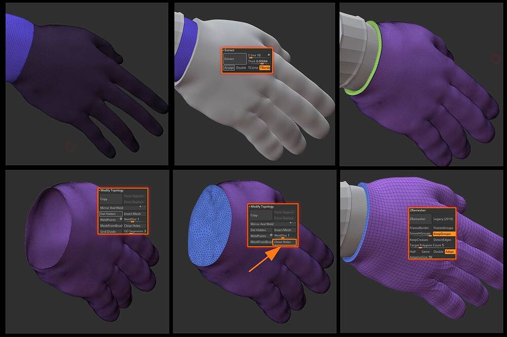 Extractremesh