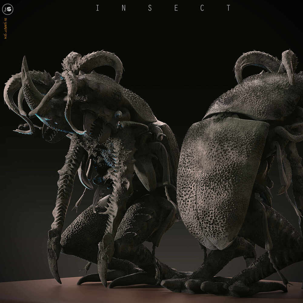 Insect_digital_Sculpture_SurajitSen_Feb2023