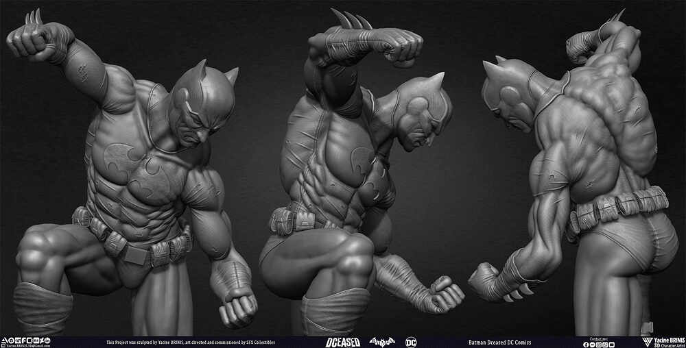 Batman Dceased DC Comics sculpted by Yacine BRINIS 032