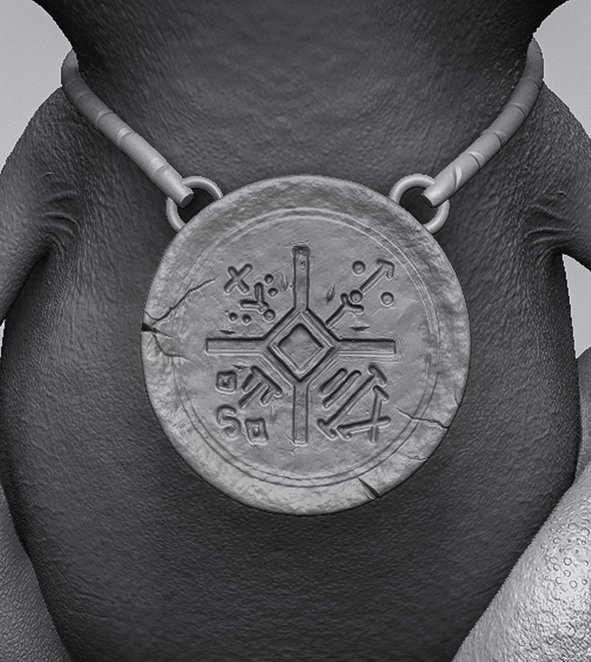 necklace closeup