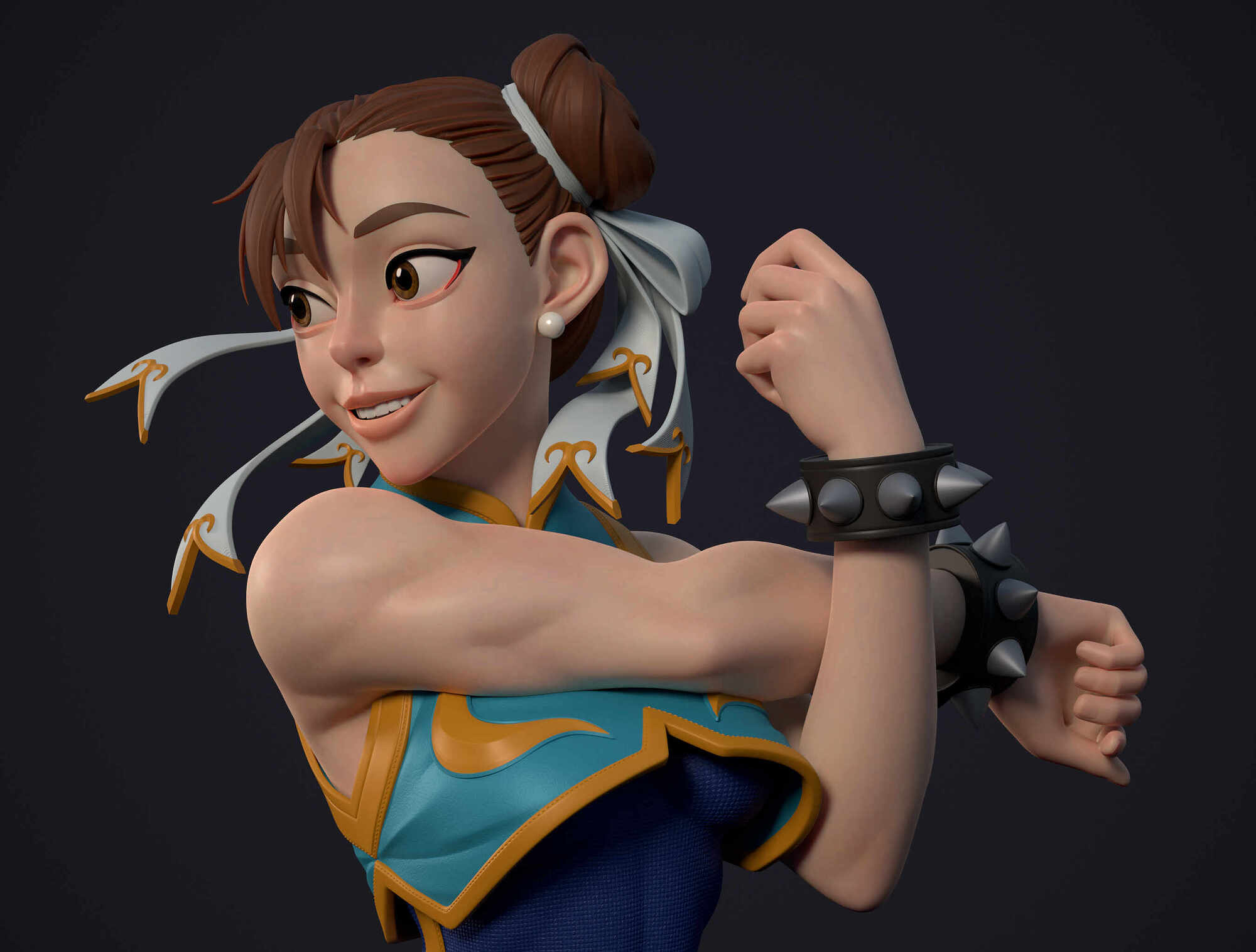 chun-li-fanart-zbrushcentral