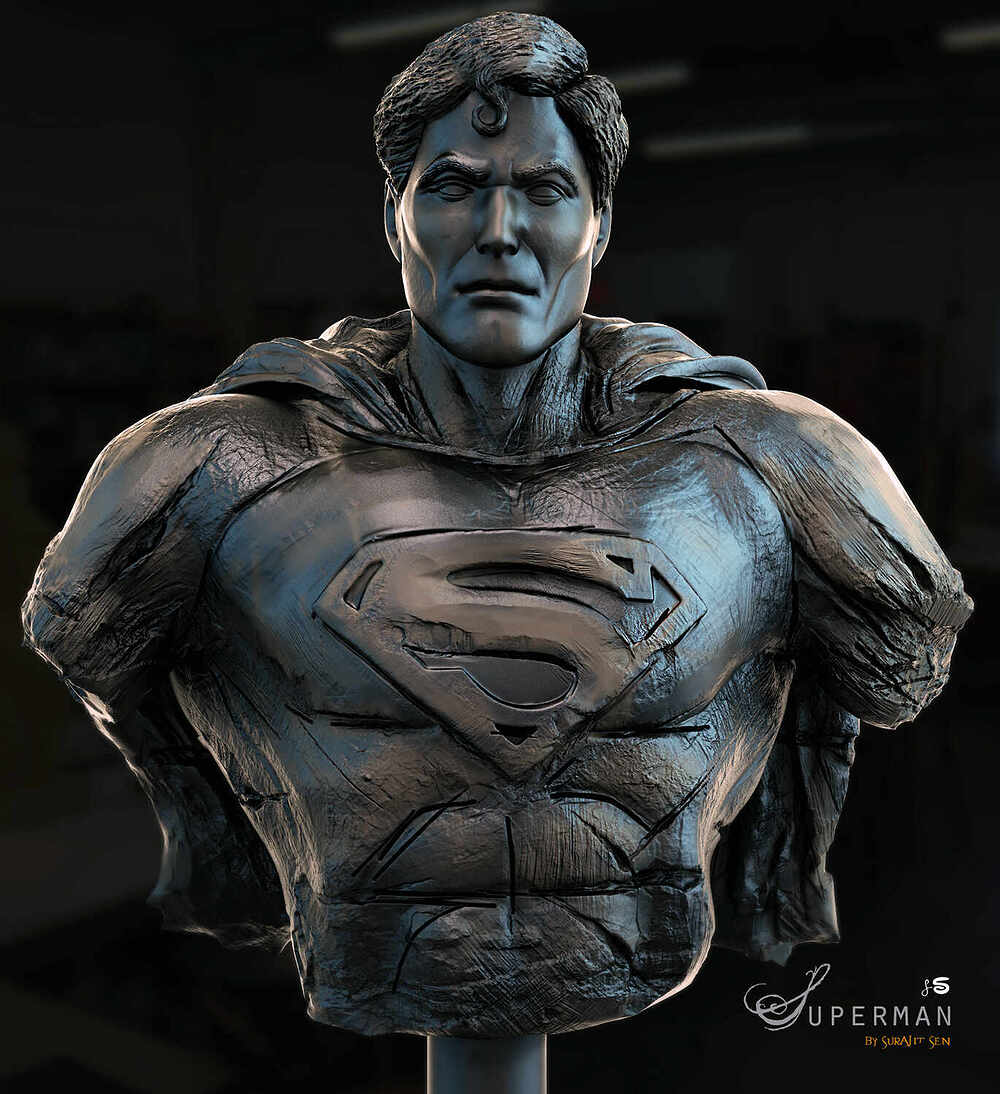 Superman_Digital_Sculpture_SurajitSen_Aug2022_L