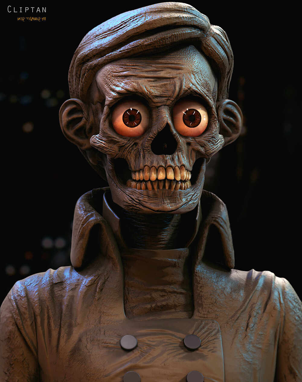 Cliptan_Creature_Digital_Sculpture_SurajitSen_MAY2024