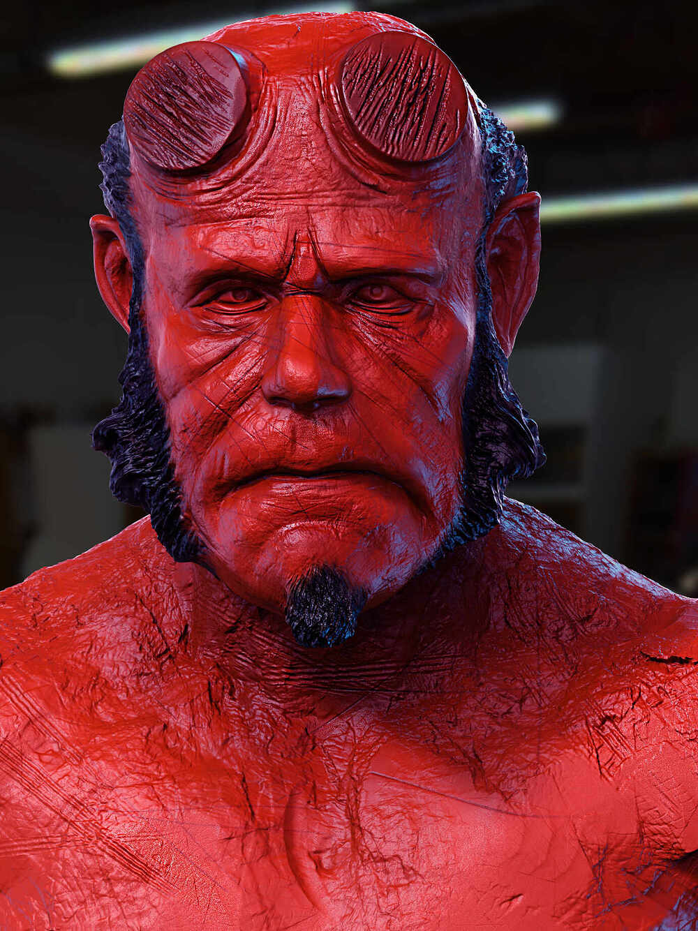 Hellboy_Digital_SCulpture_SurajitSen_Sept2024AA