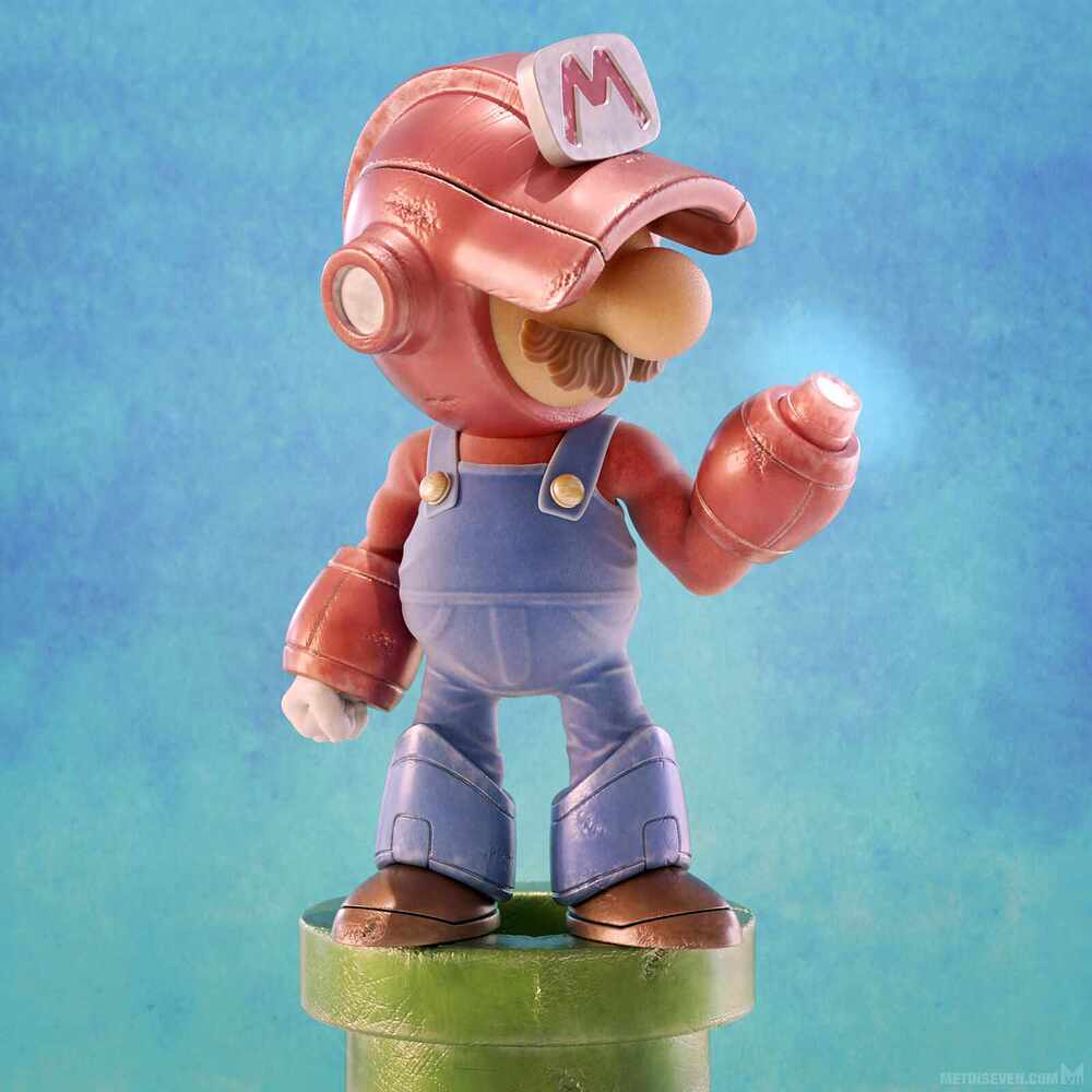 metin-seven_stylized-artistic-3d-illustrator-cartoon-character-modeler_mario-mega-man