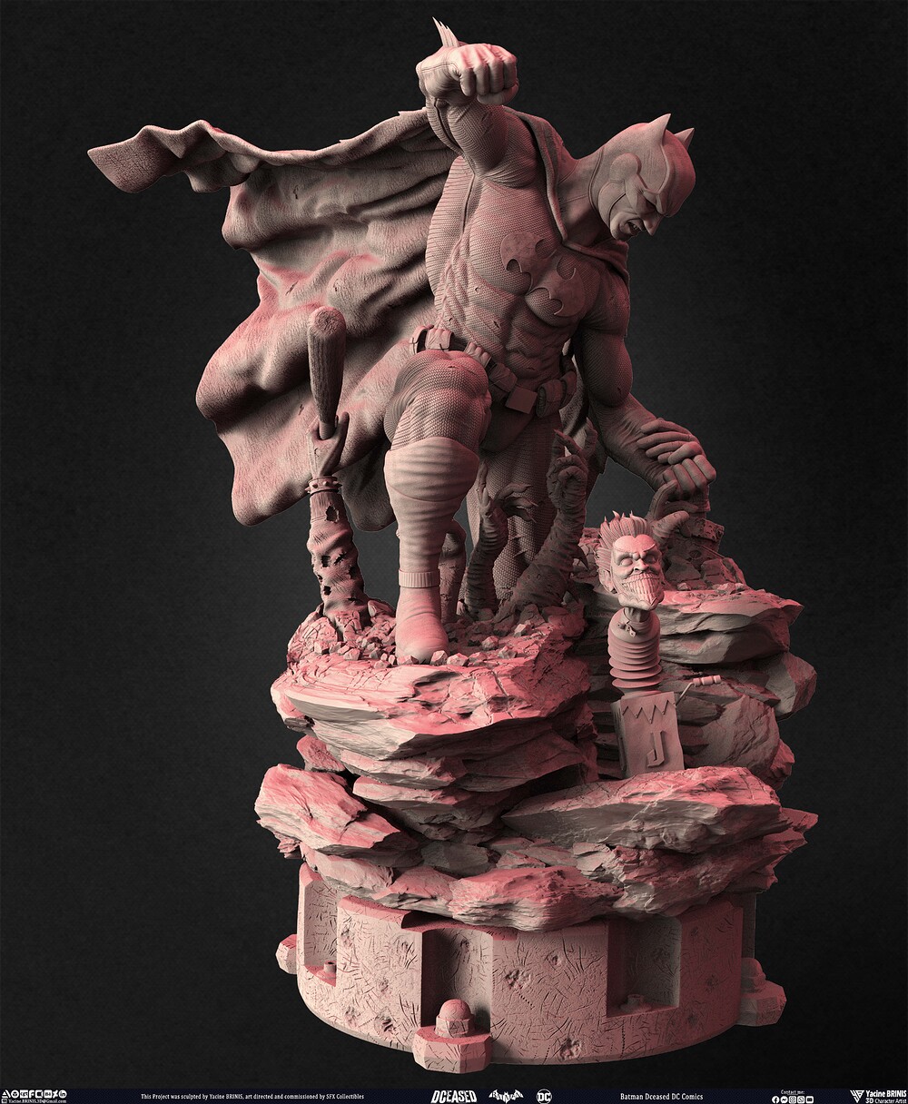 Batman Dceased DC Comics sculpted by Yacine BRINIS 015