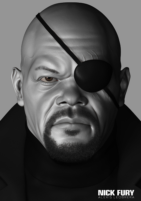 nickfurycompZbrush