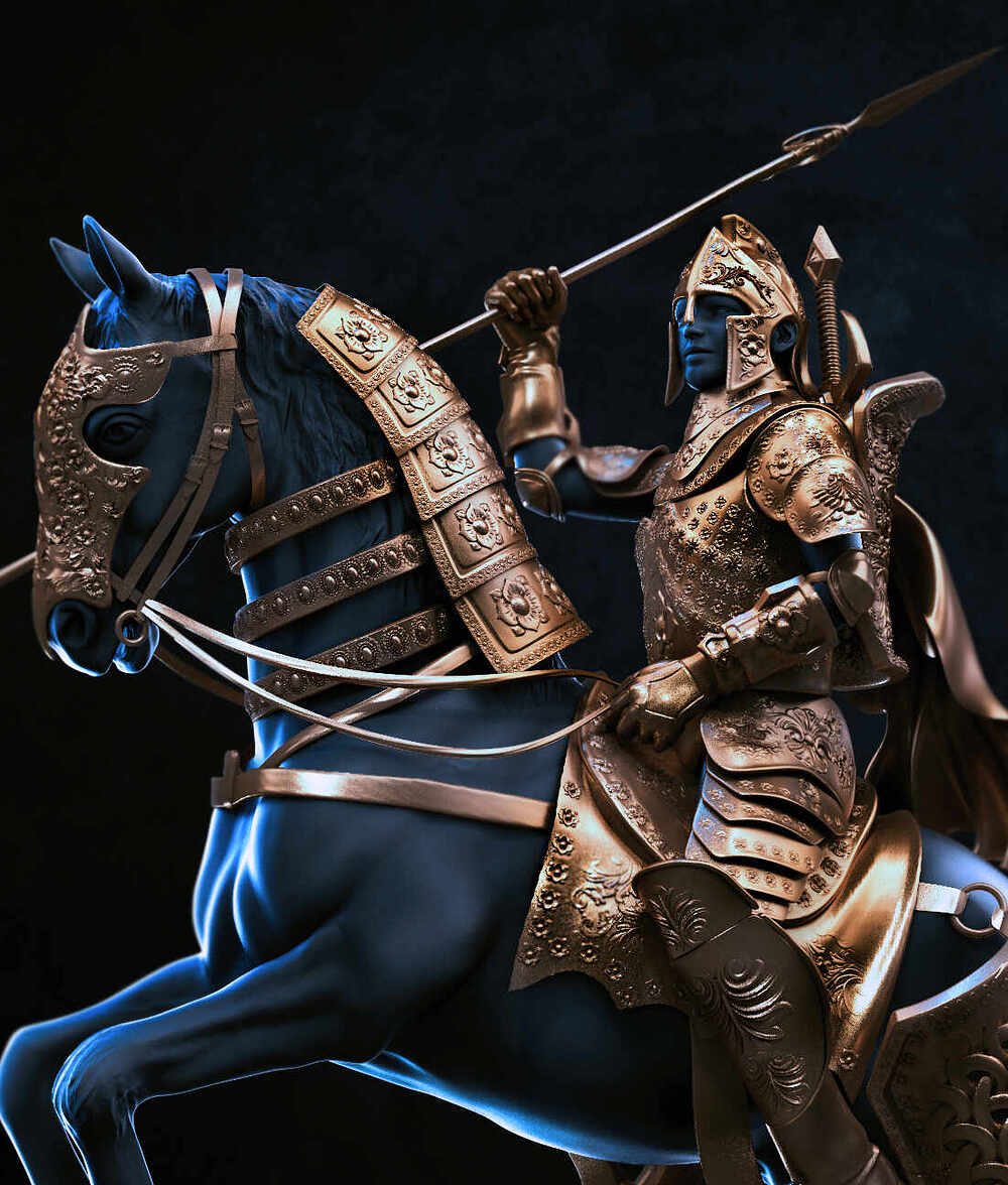 Knight_Digital_Sculpture_SurajitSen_Nov2022B