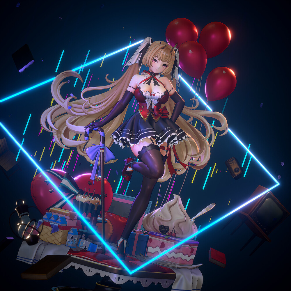 高璐-3d二次元日漫班-Student work01