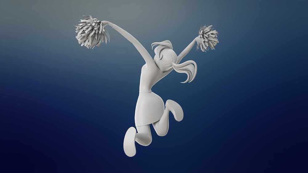 Cheerleader_Back_Gray