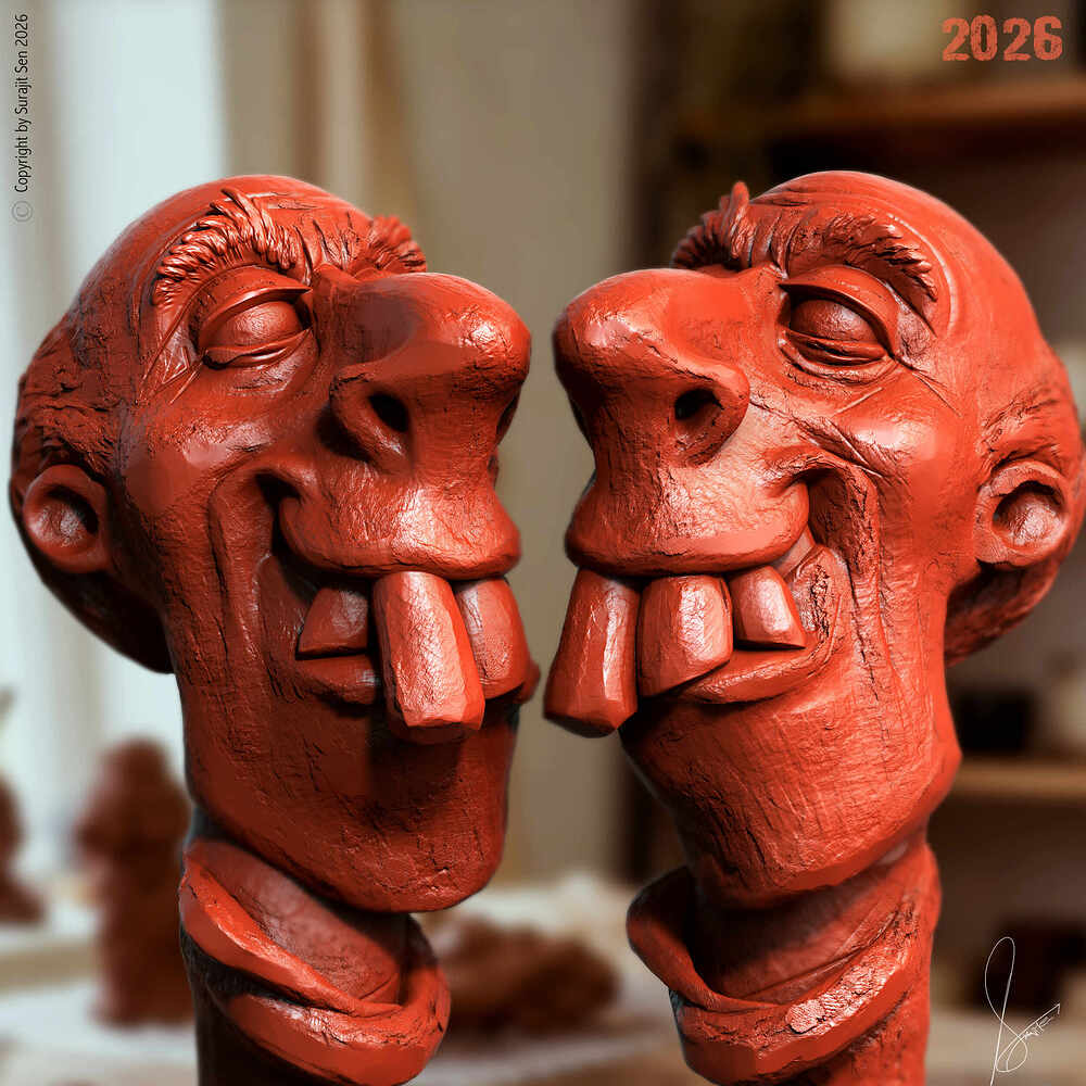 Teeth_Man_Digital_SCulpture_SurajitSen_May2026