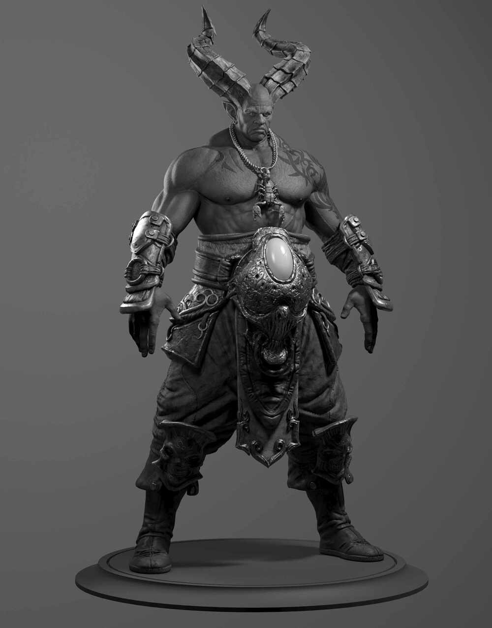 Scorpion-warrior_2022b&w