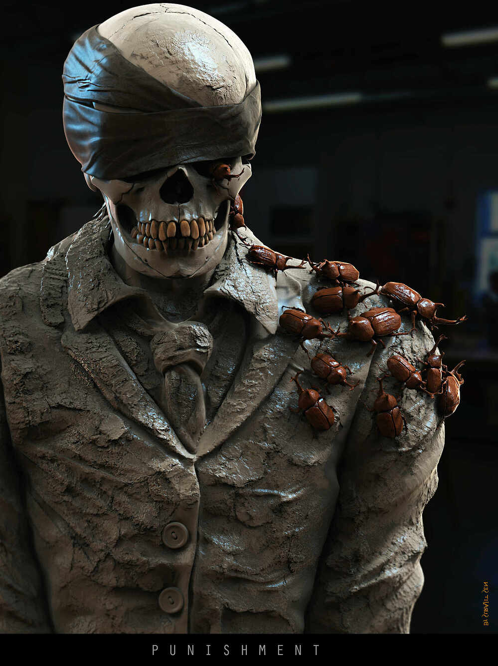 Punishment_Digital_SCulpture_SurajitSen_Feb2024