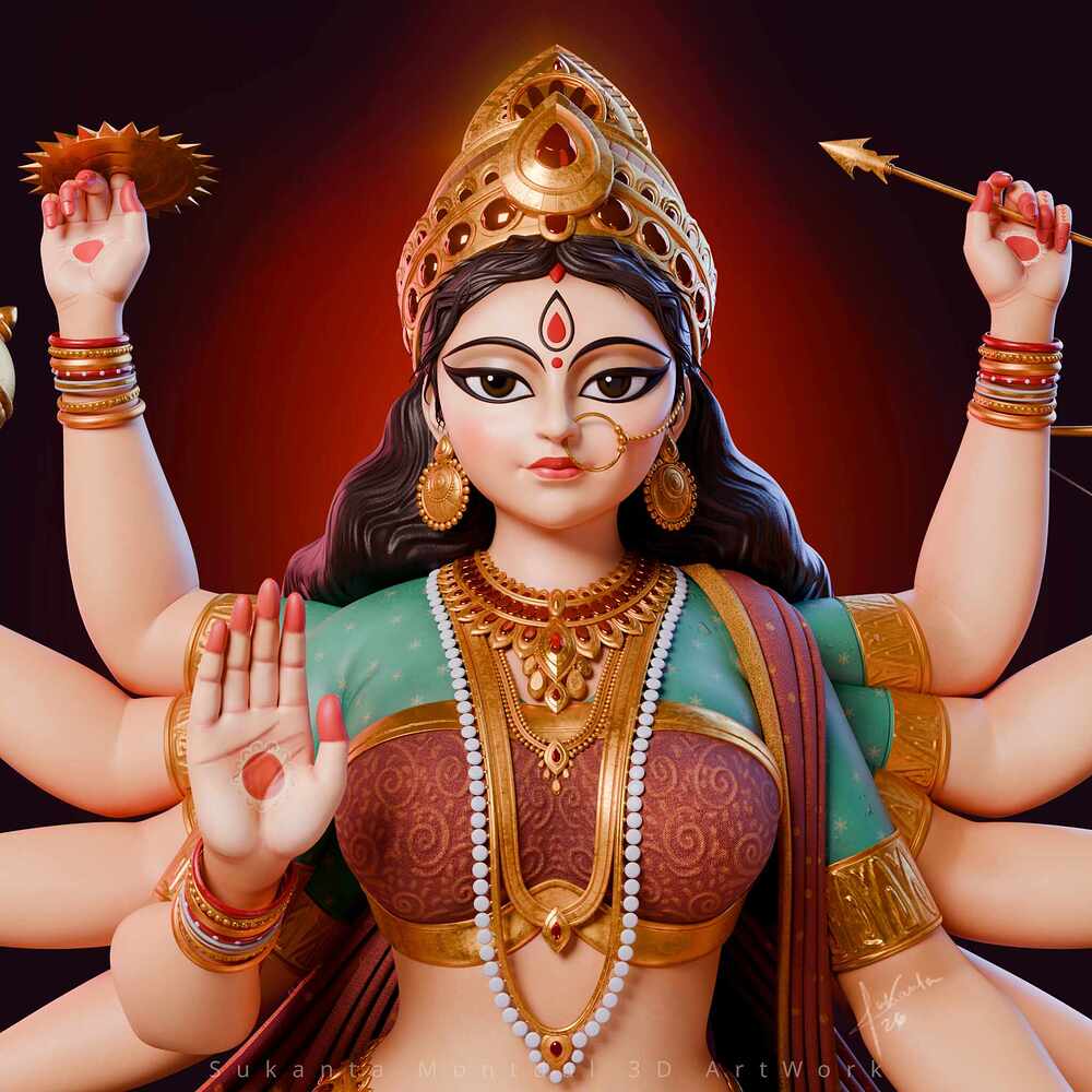 Devi_Durga_art_by_Sukanta_Mondal_05