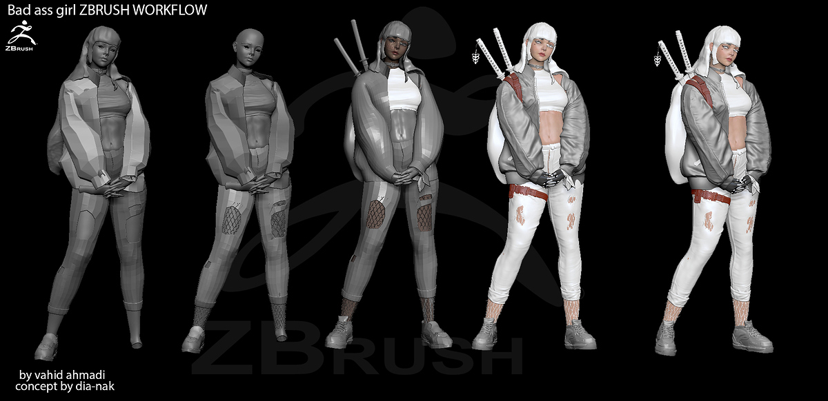 vahid ahmadi art zbrush workflow