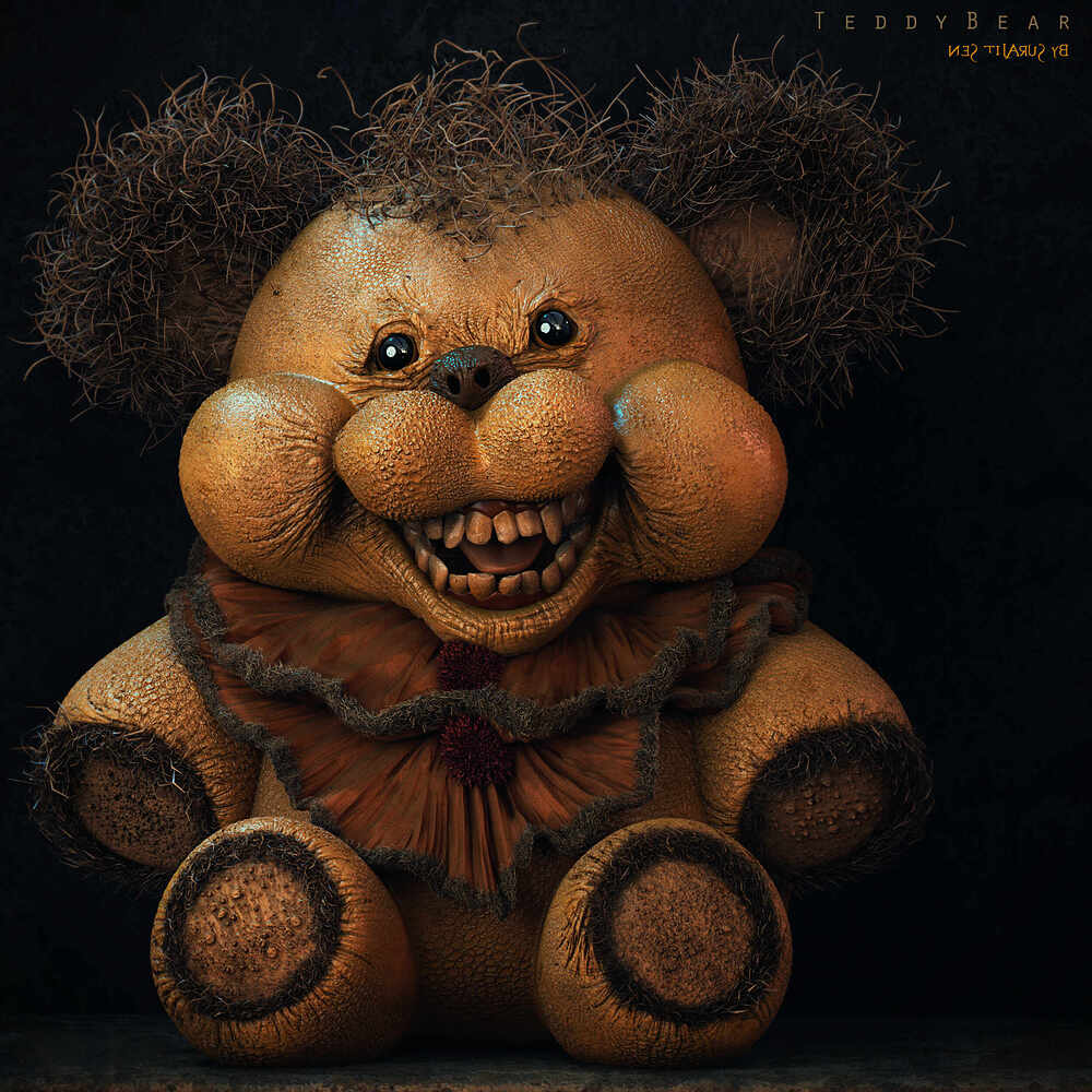 Teddy_Bear_Digital_SCulpture_SurajitSen_Feb2024