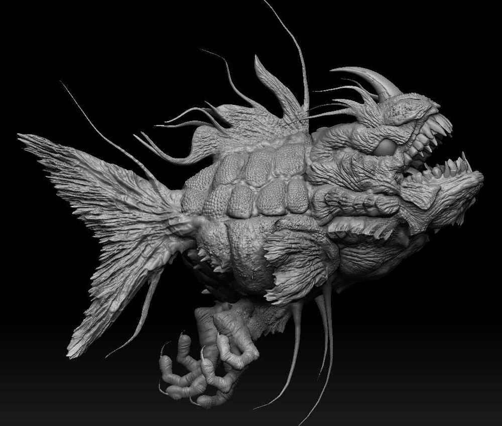 Fish_Creature_SurajitSen_Jant2024_WIP