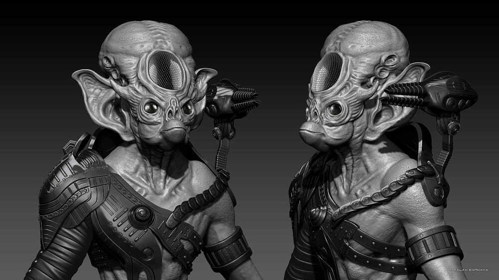 Alien Ape - Clay 1