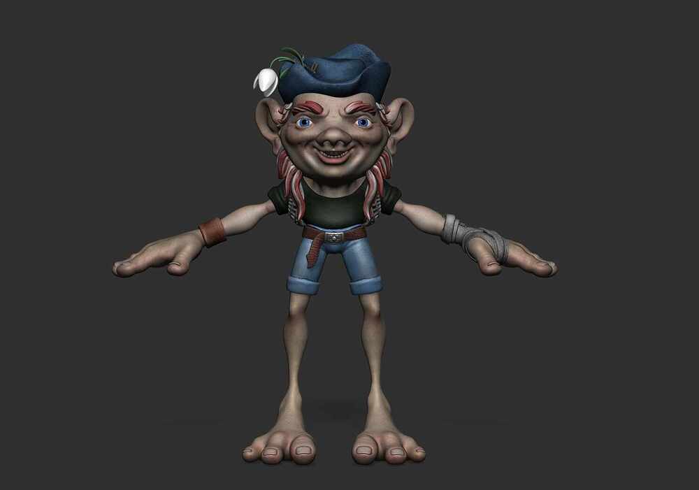 cartoon 3D character