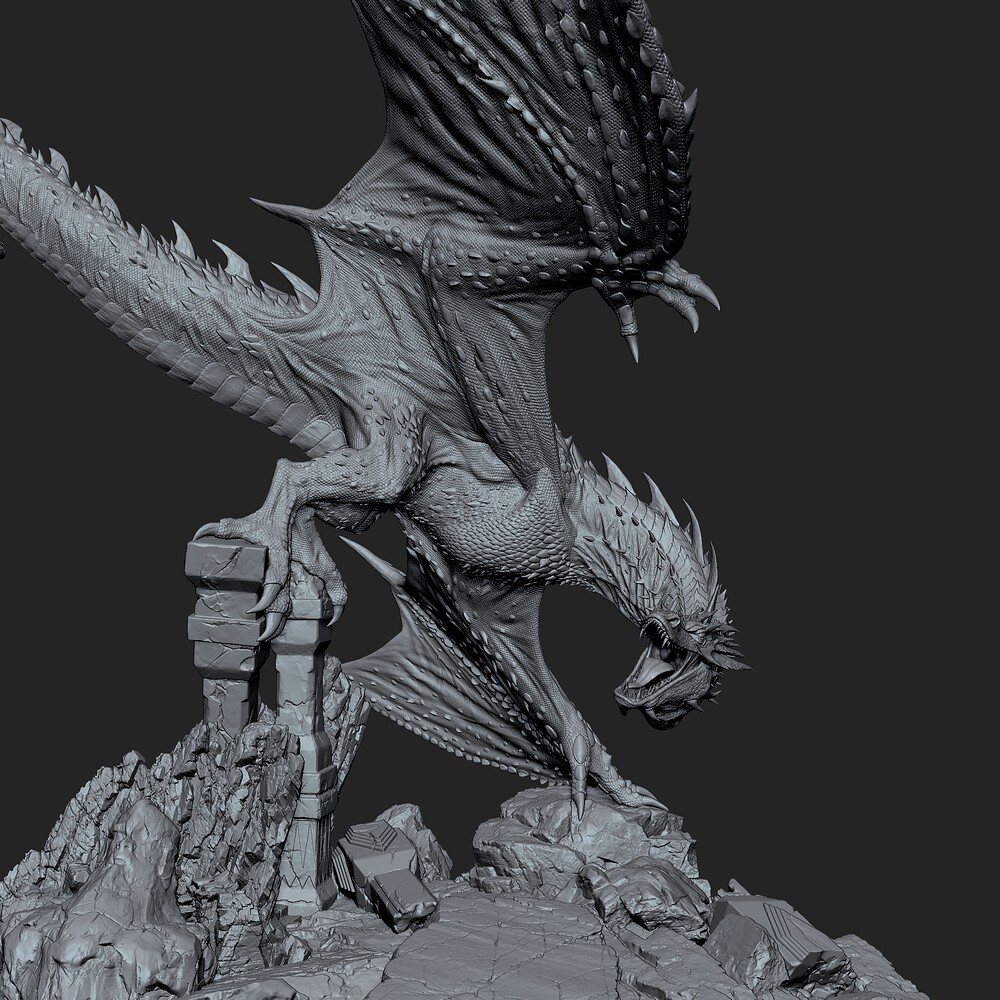 BalrogVsSmaug_Zbrush.0009