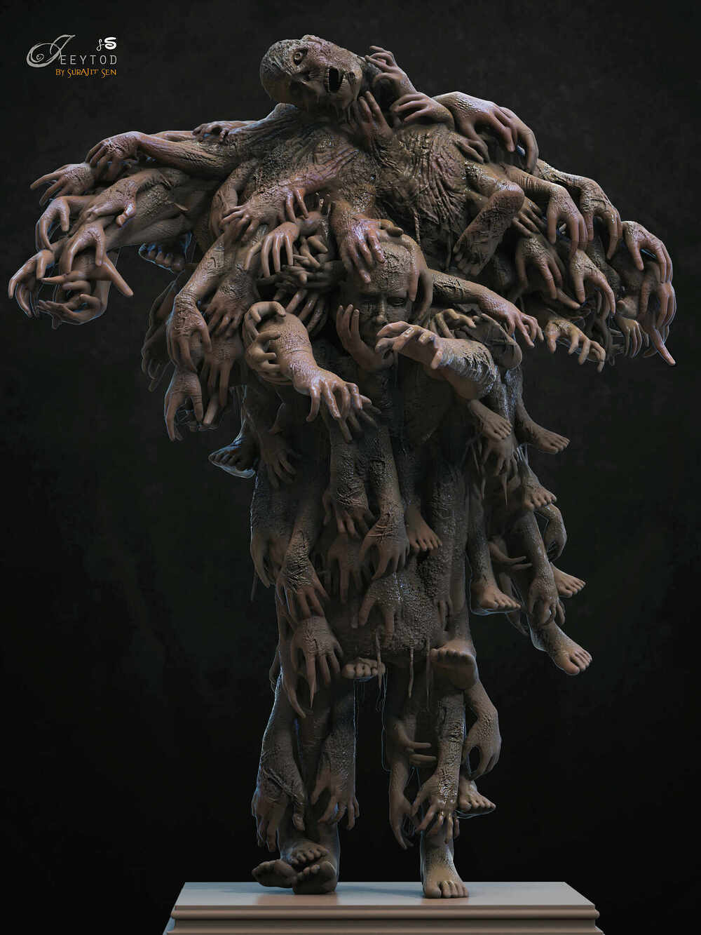 Jeeytod_Creature_Digital_Sculpture_SurajitSen_Jul2022A