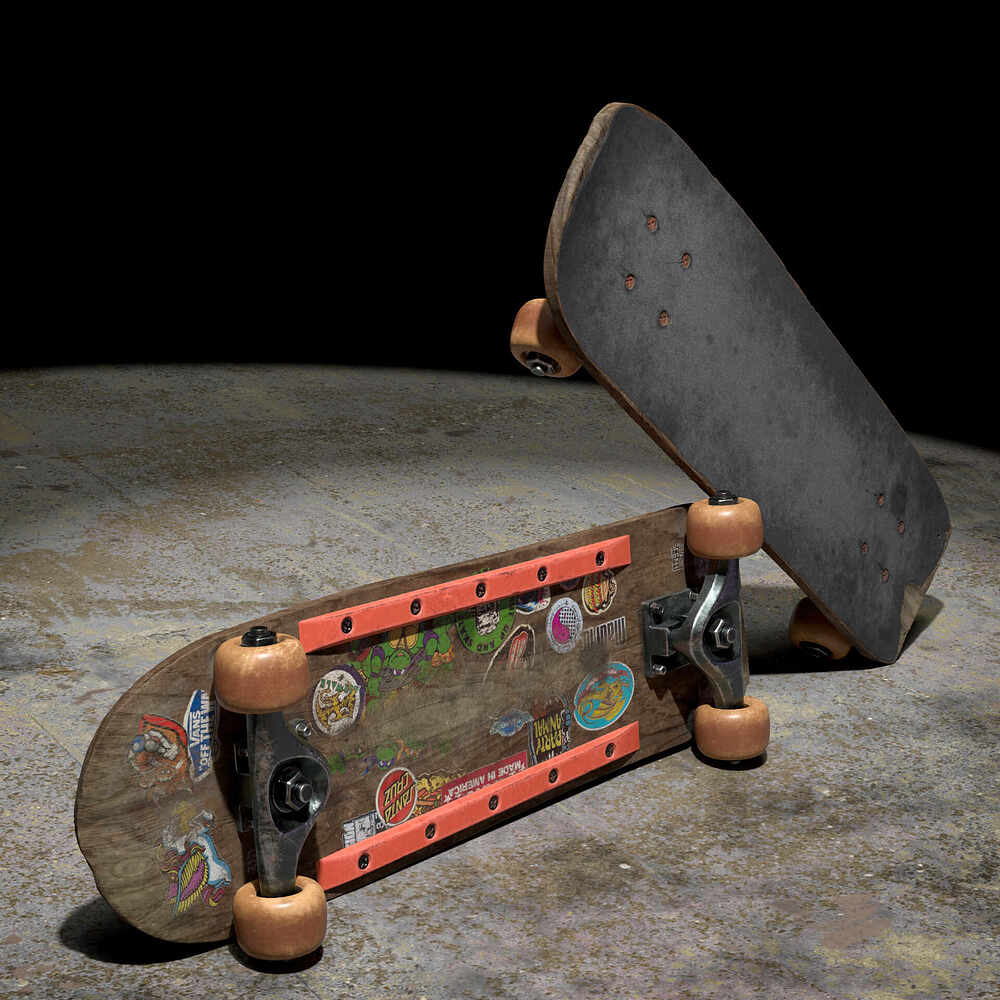 SkateboardFront34