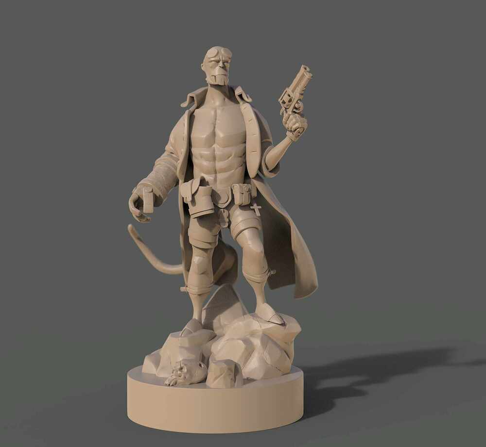 HellBoy_GunKit_Clay