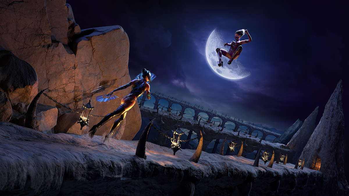 Kitana VS Mileena 4k