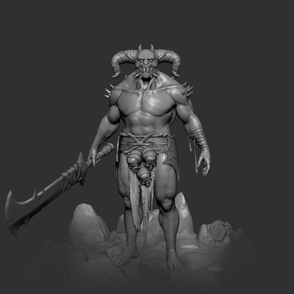 Yarmot - The Demon Lord_ZBrush
