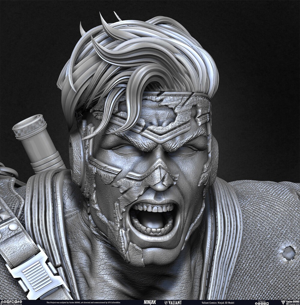 Ninjak Valiant Comics sculpted by Yacine BRINIS 028