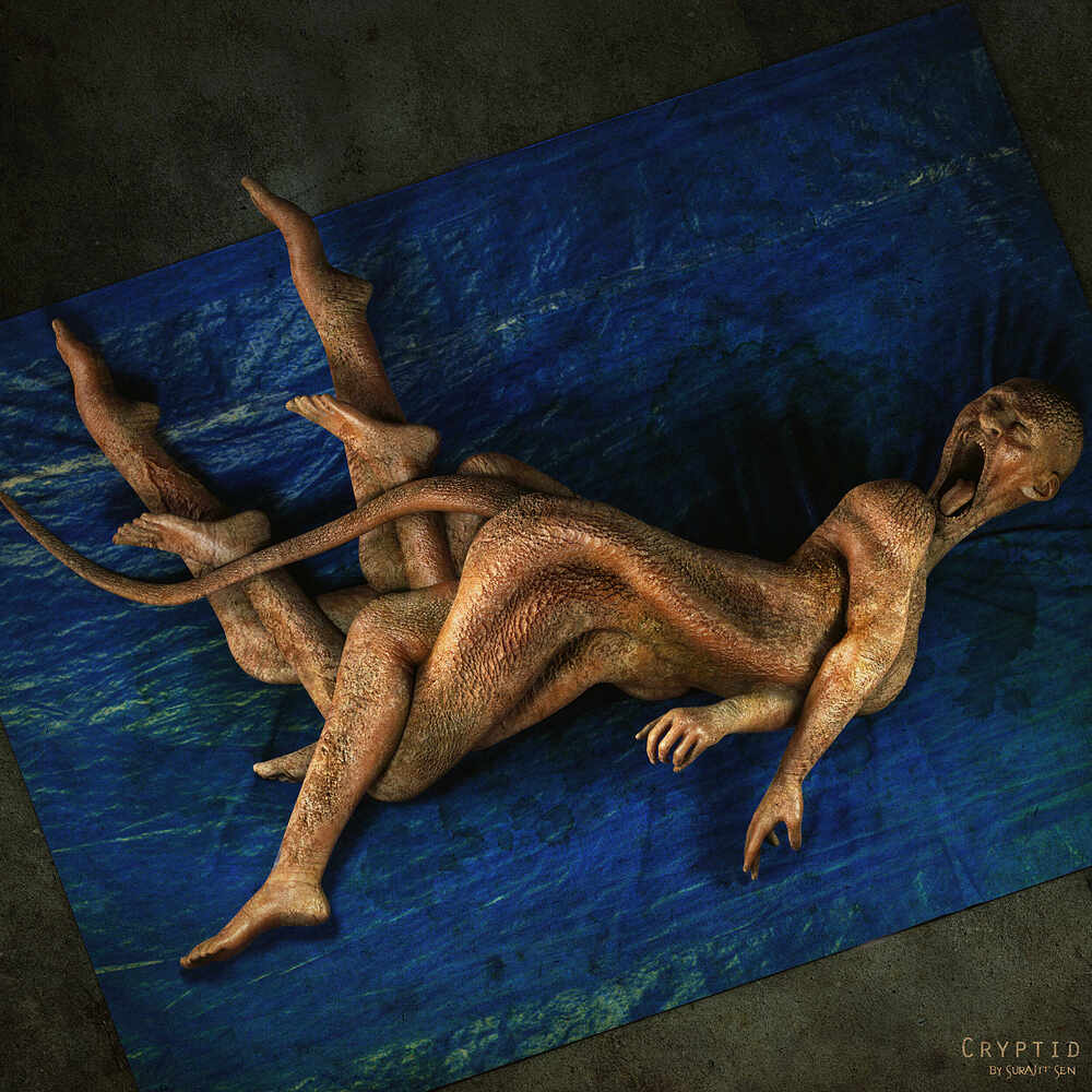 Cryptid_Creature_Digital_Sculpture_SurajitSen_June2023