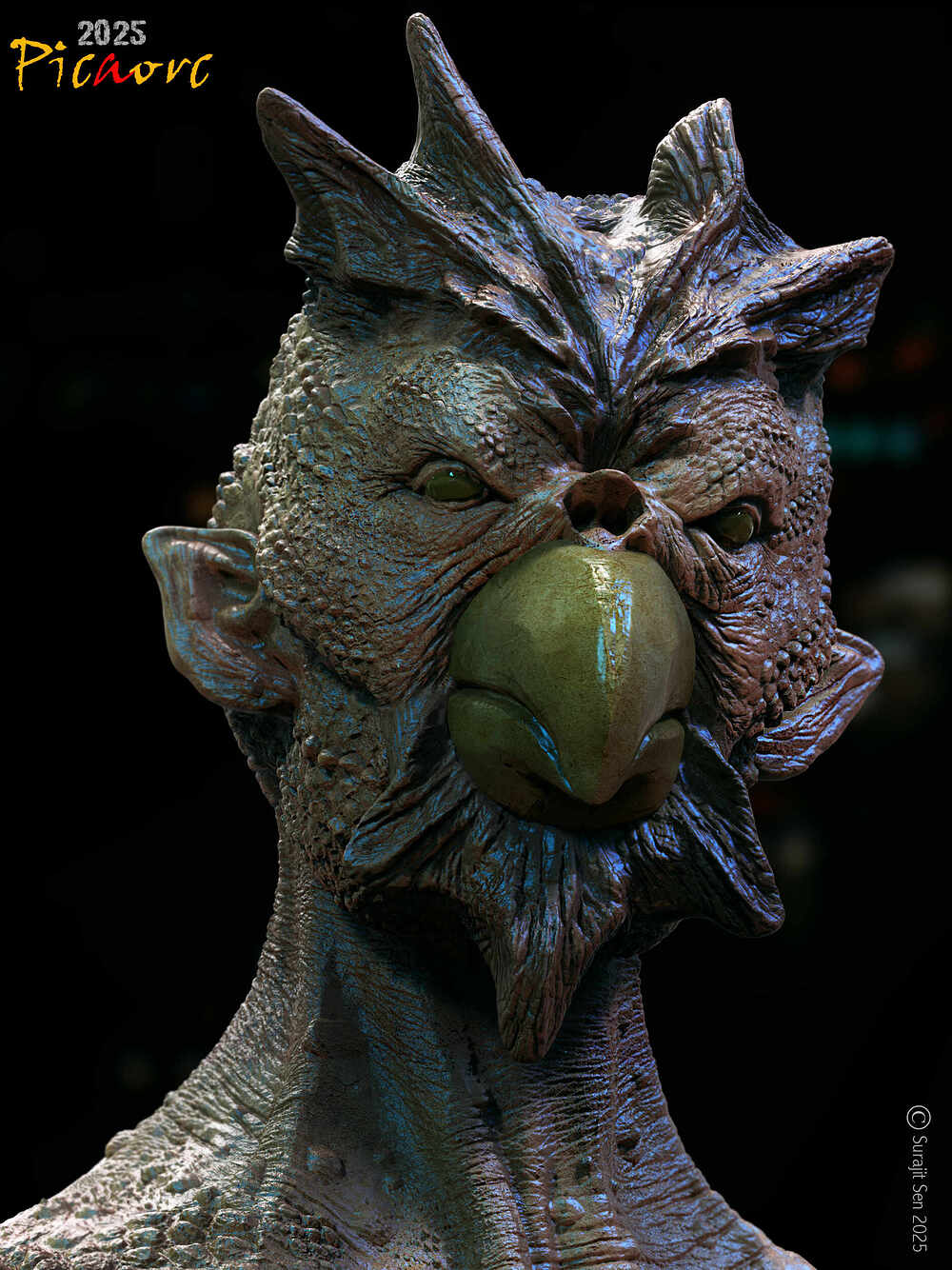 Picaorc_Creature_Digital_Sculpture_SurajitSen_June2025_C