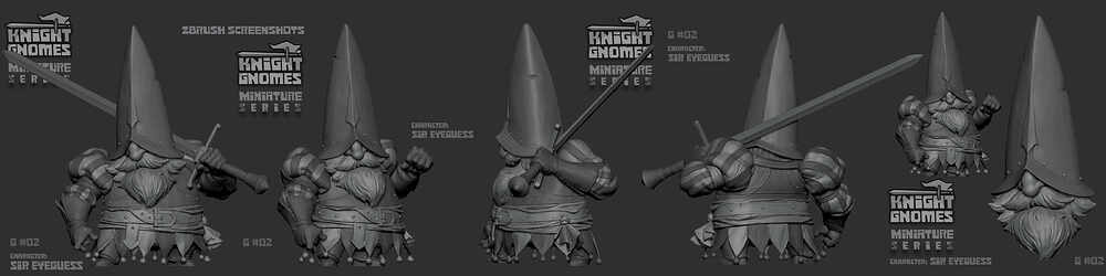 KnightGnomeA_zBRUSHsCREENSHOTS_Collage_01