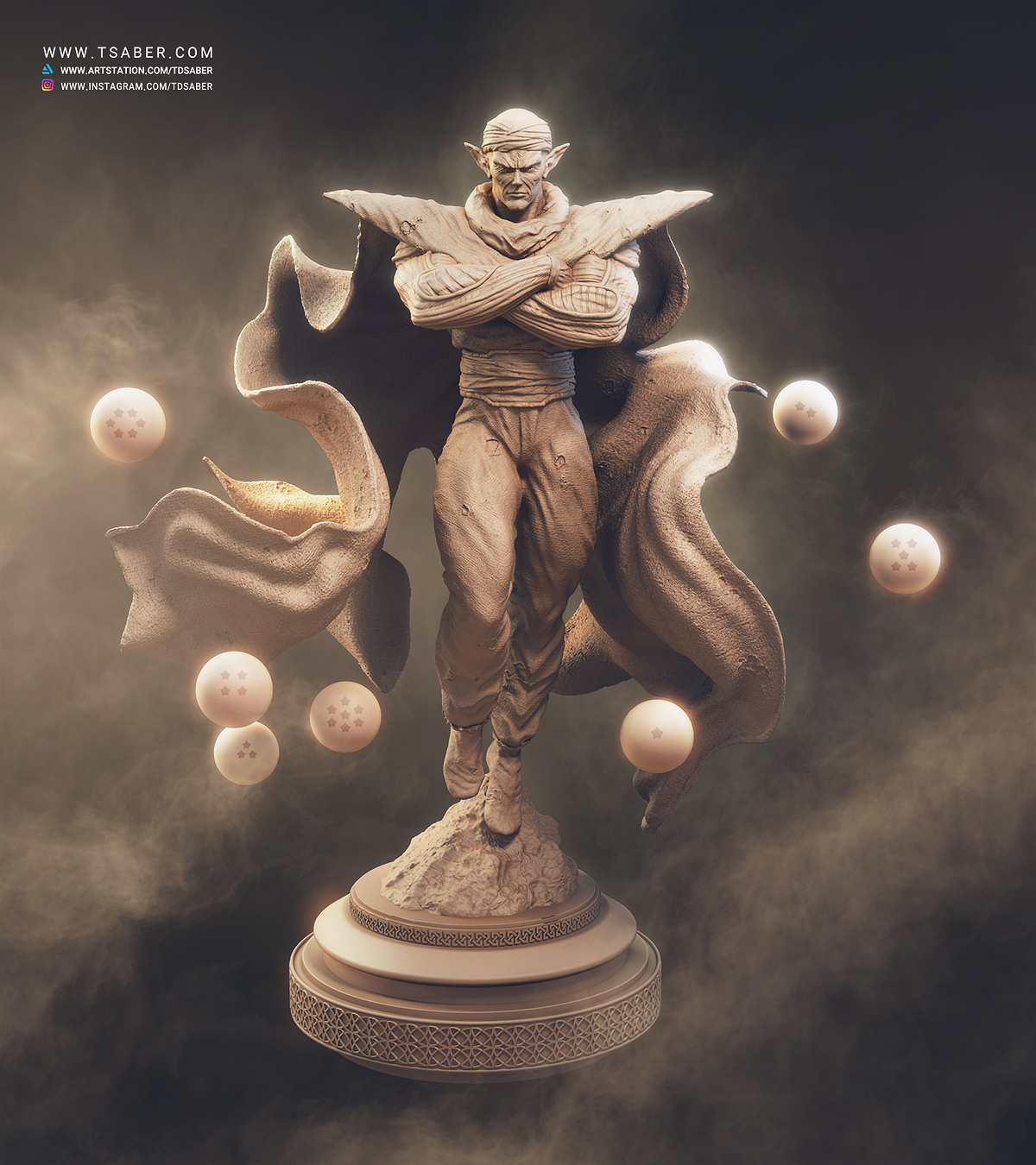 Piccolo%20Statue%20-%20Dragon%20ball%20Fanart%20-%20Tsaber%2004